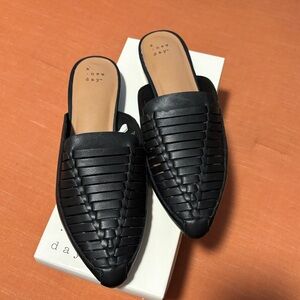 A New Day Black Women's Woven Mules